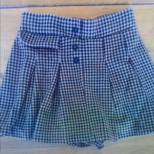 Plaid Kids Skort